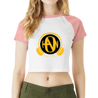 Retro Han Son Fan Design Raglan Crop Top | Artistshot