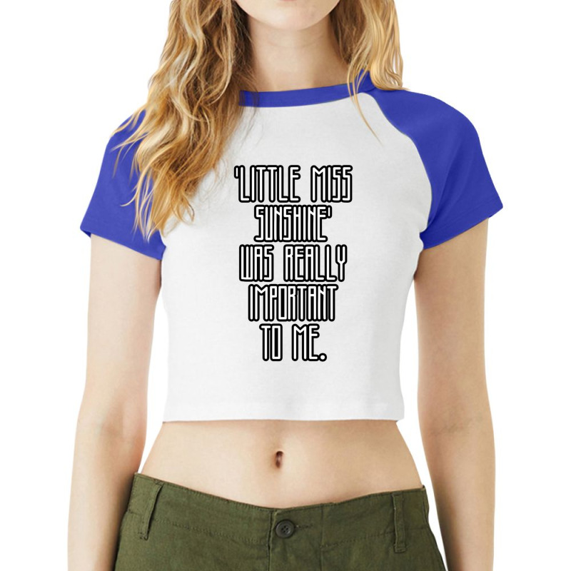 Littel. Miss Sunshine Was Really Paul Dano Art 2022 Raglan Crop Top by cm-arts | Artistshot