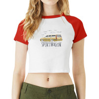 Sport Wagon 850 T5-r Raglan Crop Top | Artistshot