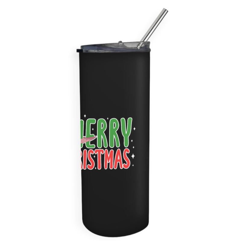 Christmas Pterosaurs Dinosaur Pteranodon Xmas Tree Skinny Tumbler | Artistshot