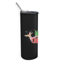 Christmas Pterosaurs Dinosaur Pteranodon Xmas Tree Skinny Tumbler | Artistshot