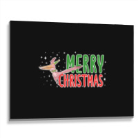 Christmas Pterosaurs Dinosaur Pteranodon Xmas Tree Metal Print Horizontal | Artistshot