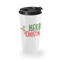 Christmas Pterosaurs Dinosaur Pteranodon Xmas Tree Travel Mug | Artistshot