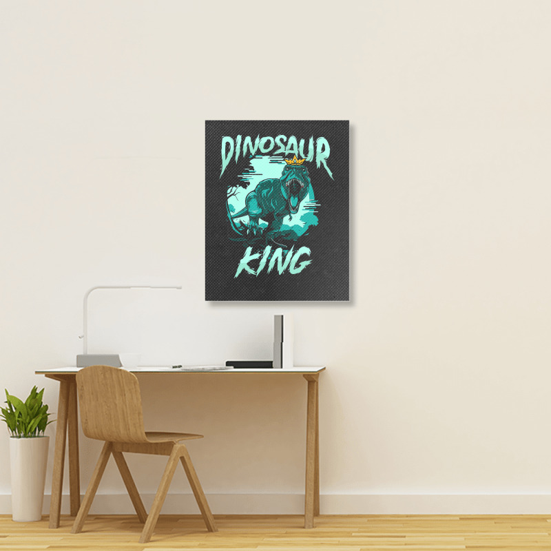 Funny Dino Paleonthology Historical Dinosaur Dinos Portrait Canvas Print | Artistshot