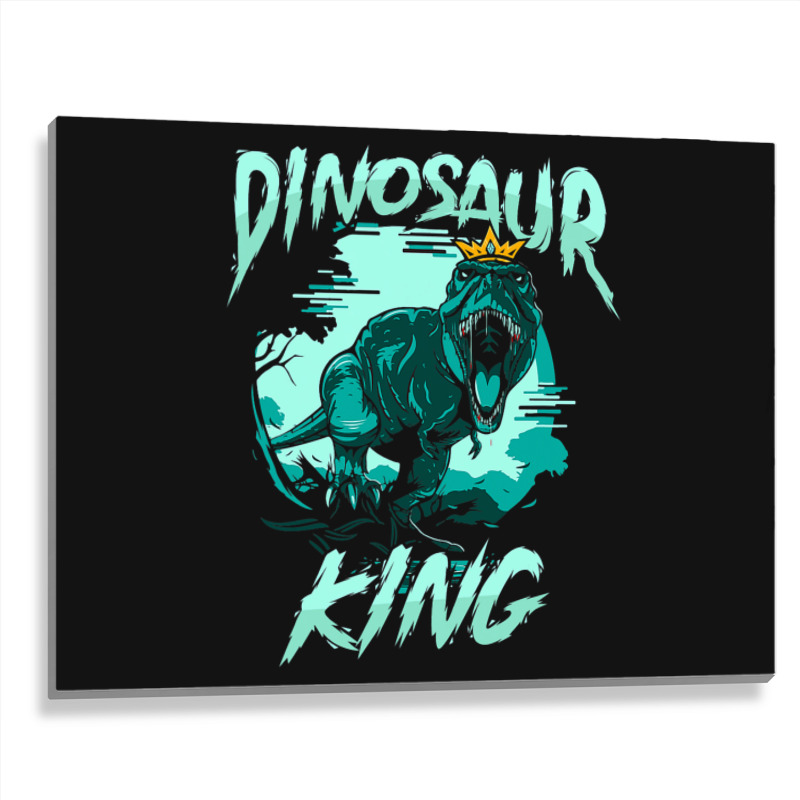 Funny Dino Paleonthology Historical Dinosaur Dinos Metal Print Horizontal | Artistshot