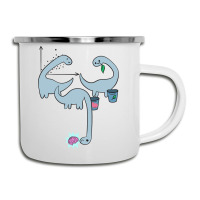 Dino Dinosaur Machine Learning Algorithm Data Scie Camper Cup | Artistshot