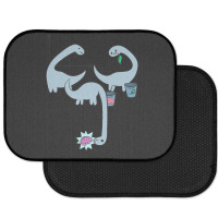 Dino Dinosaur Machine Learning Algorithm Data Scie Rear Car Mat | Artistshot