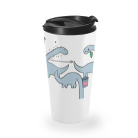 Dino Dinosaur Machine Learning Algorithm Data Scie Travel Mug | Artistshot