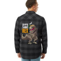 Cryptosaurus Rex Funny Bitcoin Dinosaur Btc Crypto Flannel Shirt | Artistshot