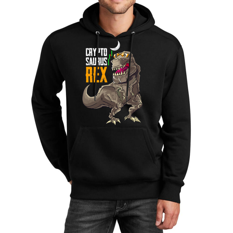 Cryptosaurus Rex Funny Bitcoin Dinosaur Btc Crypto Unisex Hoodie | Artistshot