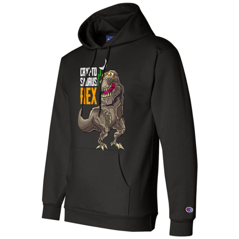 Cryptosaurus Rex Funny Bitcoin Dinosaur Btc Crypto Champion Hoodie | Artistshot