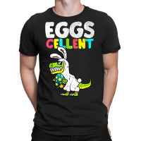 Egg Cellent Egg Hunter Easter Day Shirt Bunny Dino T-shirt | Artistshot