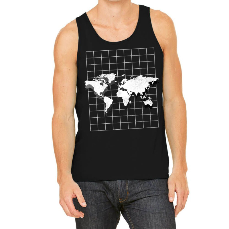 Cartography World Map Traveler Globe World Map Tank Top | Artistshot