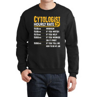 Cytologist Cytology Microbiologist Microscopy Hour Crewneck Sweatshirt | Artistshot