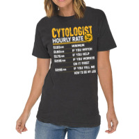 Cytologist Cytology Microbiologist Microscopy Hour Vintage T-shirt | Artistshot