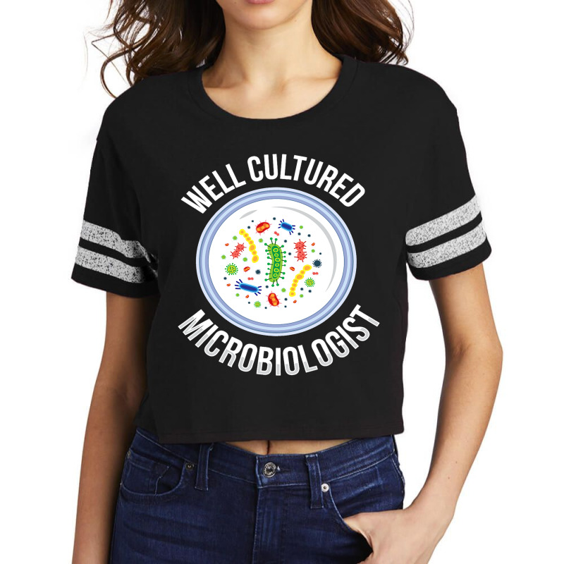 Cultured Microbiologist I Microbiology Petri Dish  Scorecard Crop Tee by CalliopeEasley | Artistshot