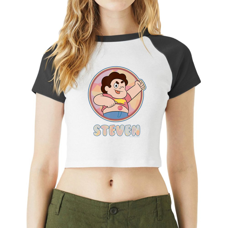 Cn Steven Universe Steven Portrait Raglan Crop Top by ngodieutrinh | Artistshot