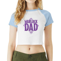 Dungeons & Dragons Dad Warlock Raglan Crop Top | Artistshot