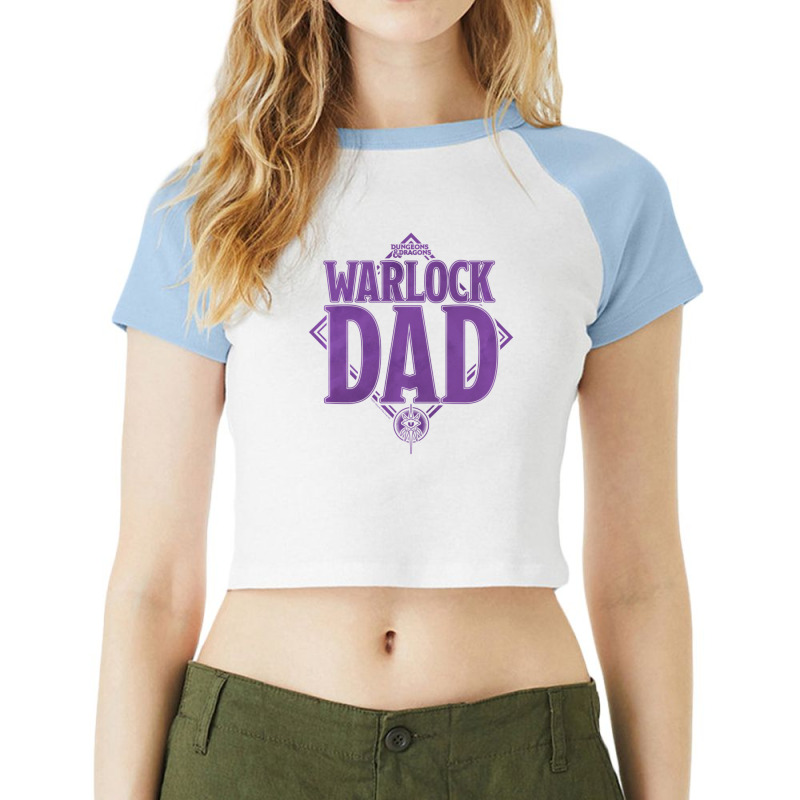 Dungeons & Dragons Dad Warlock Raglan Crop Top by hotoancuong | Artistshot