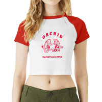 Orchid   Dance Tonight Raglan Crop Top | Artistshot