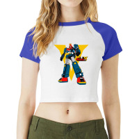 Superhero Team Anime Raglan Crop Top | Artistshot