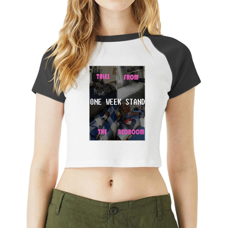 Tales From The Bedroom - Album Artwork Raglan Crop Top | Artistshot