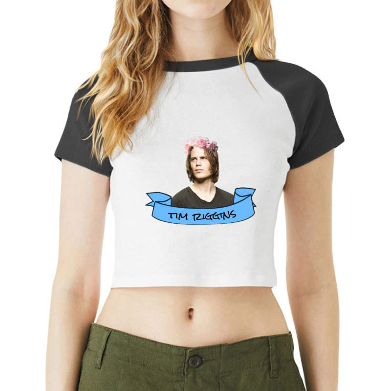 C:\users\administrator\desktop\design\3\2512. Tim Dillon\1\tim Riggins Raglan Crop Top by RILEYALLEN | Artistshot