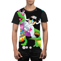 Easter Dinosaur Bunny Ears Easter Basket Stuffers  Graphic T-shirt | Artistshot