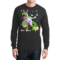 Easter Dinosaur Bunny Ears Easter Basket Stuffers  Long Sleeve Shirts | Artistshot