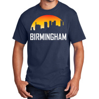 Birmingham Alabama Sunset Skyline Silhouette T Shirt Basic T-shirt | Artistshot