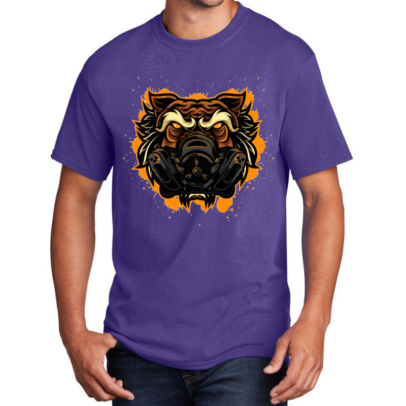 Angry Tiger Basic T-shirt | Artistshot