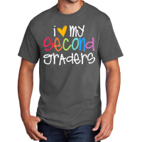 2nd Grade Teacher Shirts I Love My Second Graders Basic T-shirt | Artistshot