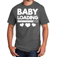 Baby Loading Pregnancy Announcement Hearts Pregnancy T Shirt Basic T-shirt | Artistshot