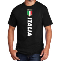 Proud Italian   Italia Design   Italian Soccer Jersey Style T Shirt Basic T-shirt | Artistshot