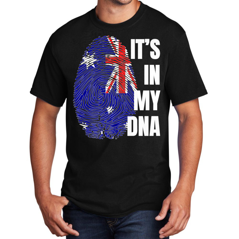 Australian Flag Dna Fingerprint Australia Premium T Shirt Basic T-shirt | Artistshot