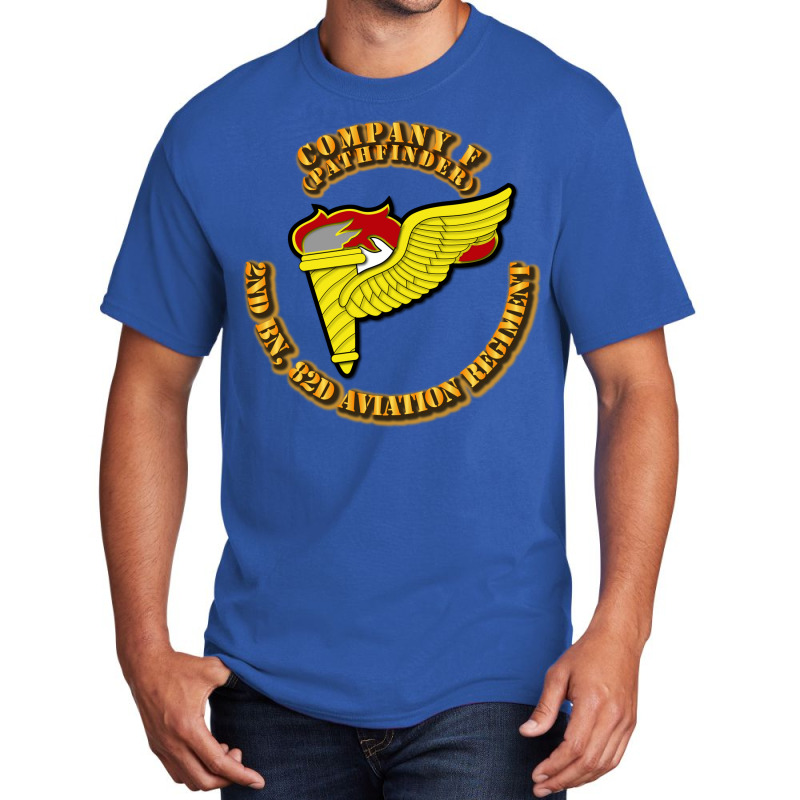 Co F Pathfinder 2nd Battalion 82d Aviation Rgt Basic T-shirt by moonlight2270 | Artistshot