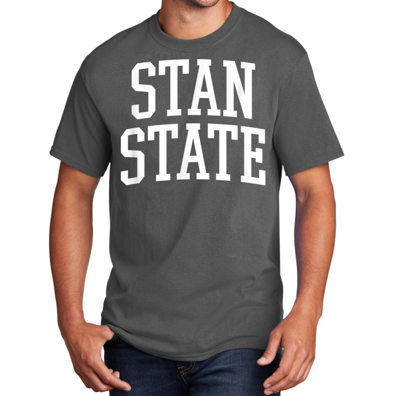 Stan State Athletic Arch College University Alumni T Shirt Basic T-shirt | Artistshot