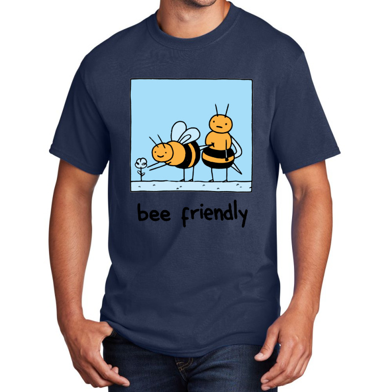 Bee Friendly Basic T-shirt | Artistshot