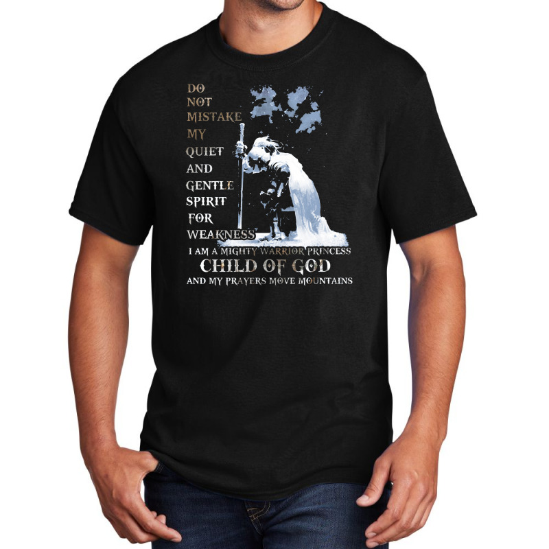 Knight Templar I Am A Child Of God A Warrior Of Christ Shirt Pullover Basic T-shirt | Artistshot