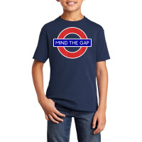 London Souvenir Mind The Gap Underground Tube T Shirt Basic Youth T-shirt | Artistshot