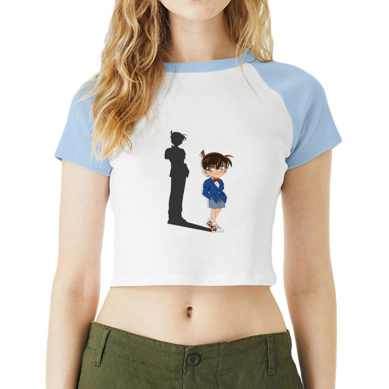 Conan Detective Conan Raglan Crop Top by KamariCurry | Artistshot