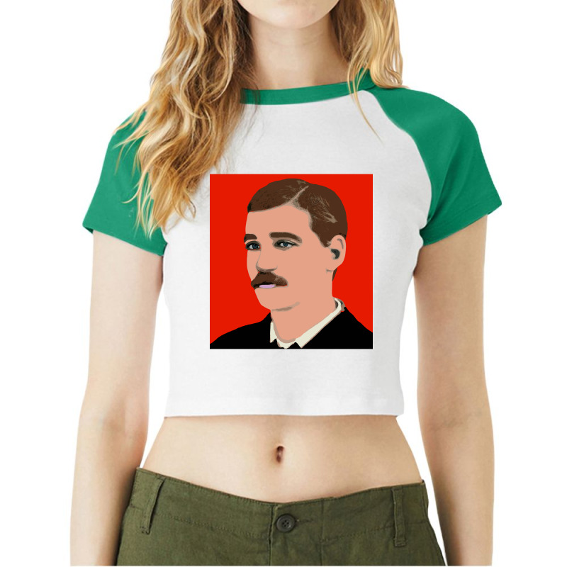 Bat Masterson-i63t7 Raglan Crop Top | Artistshot