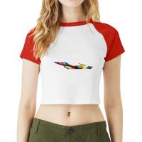 F-16 Fighting Falcon-fcq6y Raglan Crop Top | Artistshot