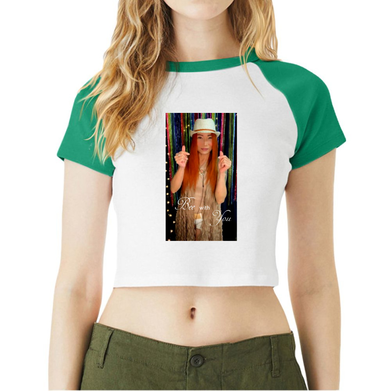 Singapore Famous Singer - Bee Bee Raglan Crop Top | Artistshot