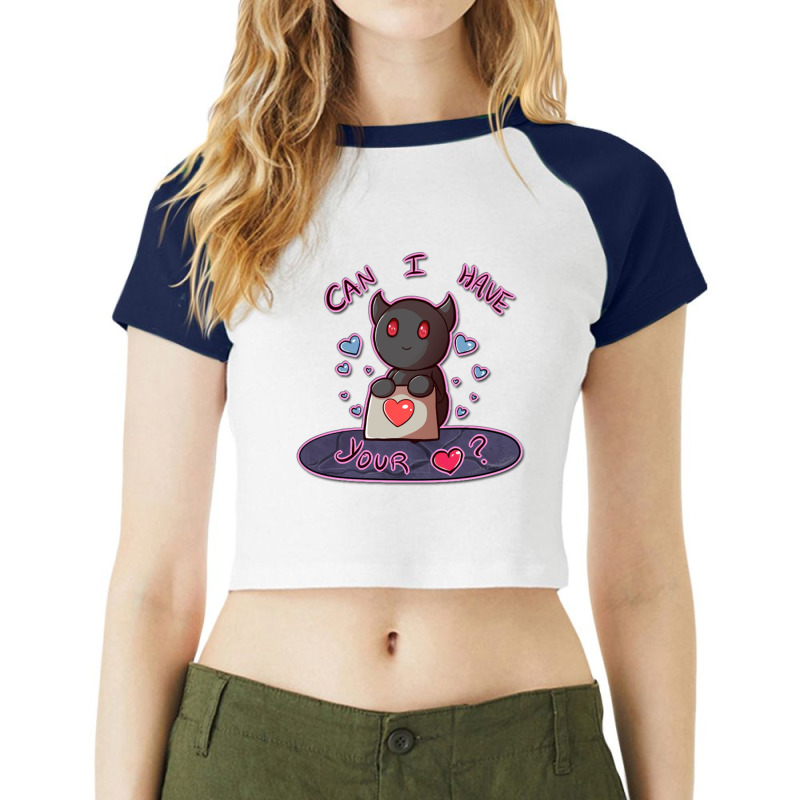 Puis-je Avoir Ton Amour La Liaison D_isaac  Essentiel Raglan Crop Top by cm-arts | Artistshot