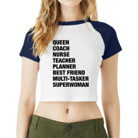 Supermom Raglan Crop Top | Artistshot