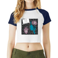 Discerning Raglan Crop Top | Artistshot