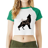 Team Jacob Raglan Crop Top | Artistshot