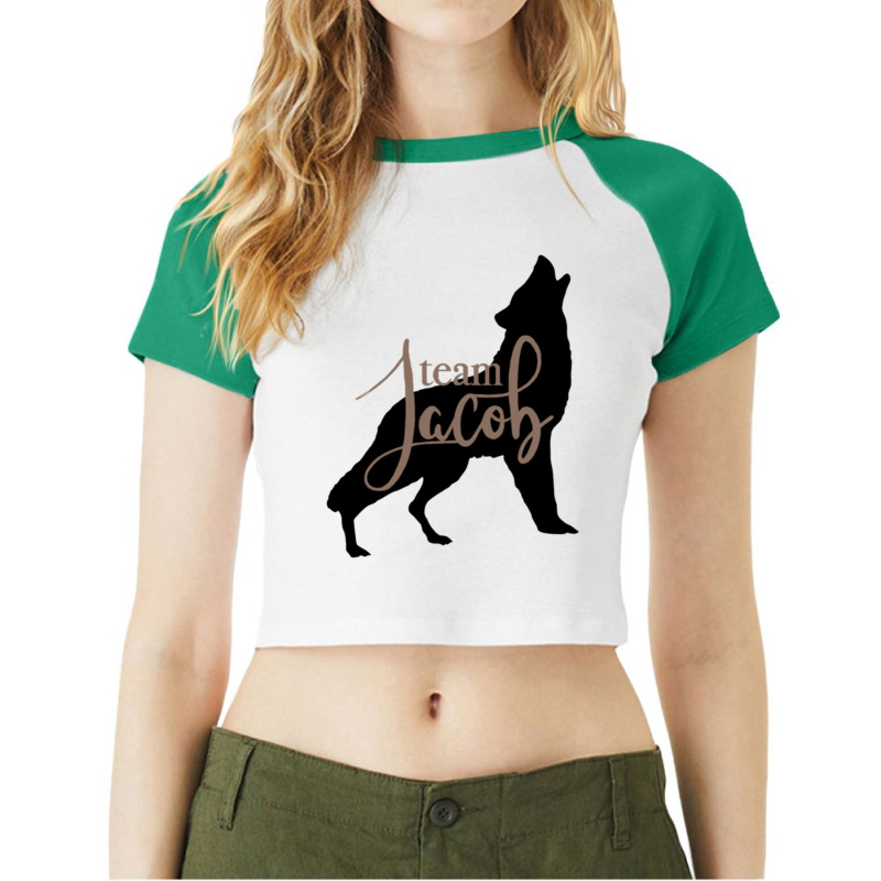 Team Jacob Raglan Crop Top by cm-arts | Artistshot