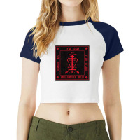 Calvary Cross (christian Orthodox Monastic Symbol) Classic Raglan Crop Top | Artistshot